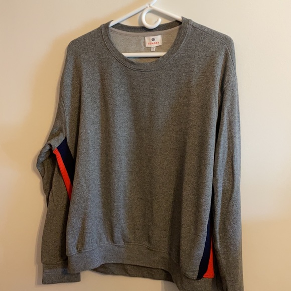 NWOT Sundry sweatshirt with knit side panels - Picture 3 of 6